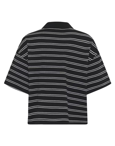 Gestuz - GZPilova Polo - Black/White Striped
